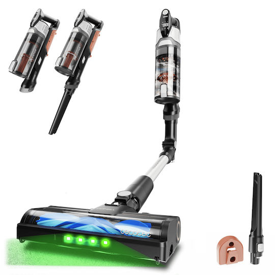 Cecotec Conga Rockstar S30 Flex Επαναφορτιζόμενη Σκούπα 2 σε 1 Stick & Χειρός 25.2V Γκρι