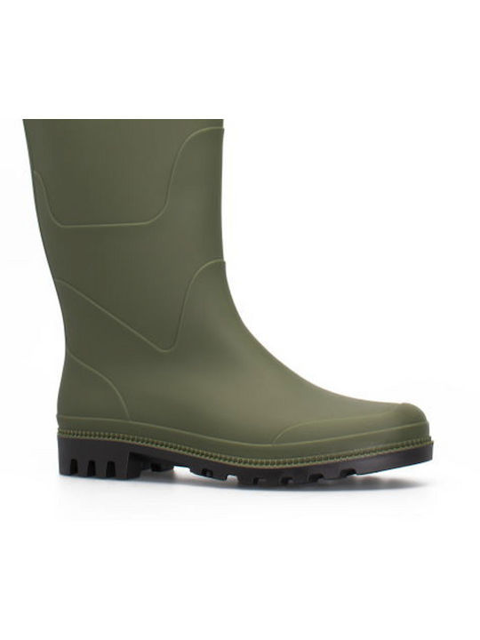 Rouchette Non-Slip Unisex Safety Wellies Khaki