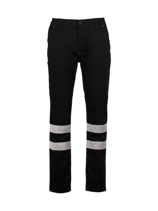 Payper Engine Stretch Reflective Work Trousers Black