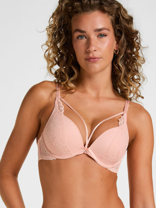 Isadora Roz Sutien Push Up Cu Armatură
