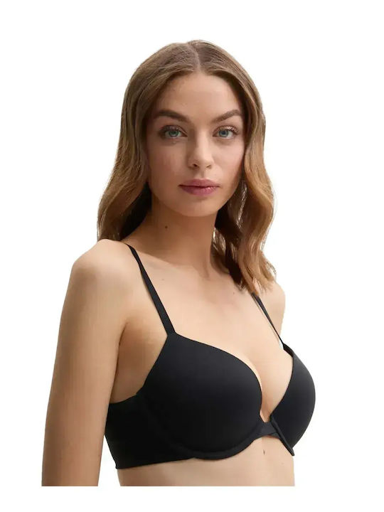Push Up Bra Underwire Black