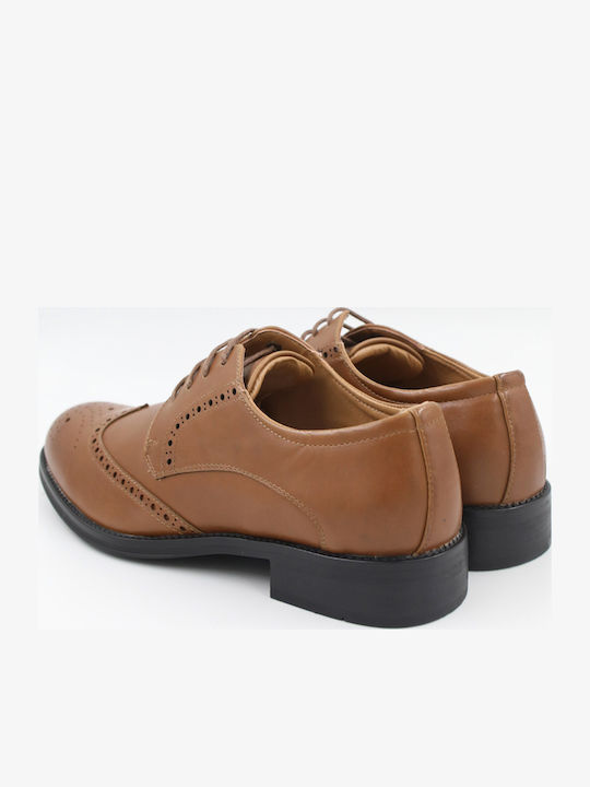 Dermanita Herrenschuhe Tabac Braun Geschnürt Leder
