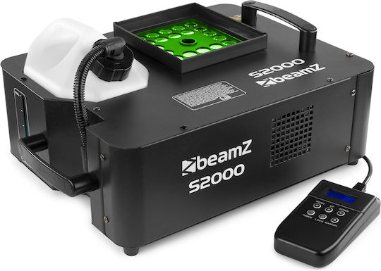 BeamZPro S2000 Μηχανή Καπνού LED 2000W με Ενσύρματο Χειριστήριο και Δυνατότητα Σύνδεσης με Κονσόλα Φωτισμού