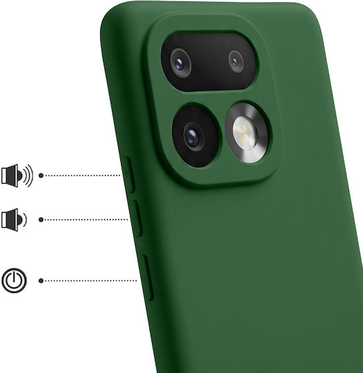 Avizar Case Realme 16 Pro Soft-touch Silicone Fast Cover Series Dark Green