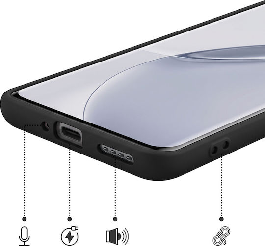 Avizar Handyhülle Realme 16 Pro Weiche Touch Silikon Schnelle Cover Serie Schwarz