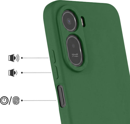 Avizar Case Redmi A7 Pro Soft-touch Silicone Fast Cover Series Dark Green