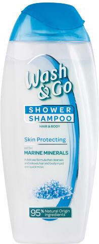 Wash & Go 95% Natural Σαμπουάν 250ml