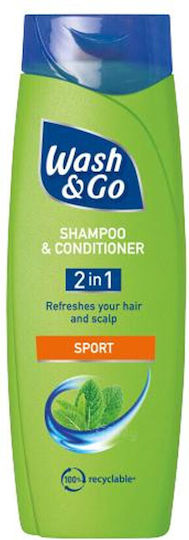 Wash & Go Σαμπουάν κατά της Πιτυρίδας για Όλους τους Τύπους Μαλλιών 200ml