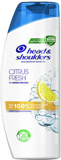 Head & Shoulders Citrus Fresh Σαμπουάν κατά της Πιτυρίδας για Λιπαρά Μαλλιά 330ml
