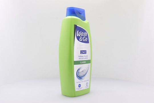 Wash & Go Classic Σαμπουάν Ενυδάτωσης για Όλους τους Τύπους Μαλλιών 650ml