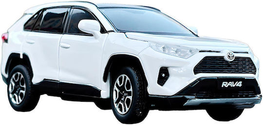 Toyota Rav4 2020 Weiß Maßstab 1:32 Metallische LED Lichter Sound