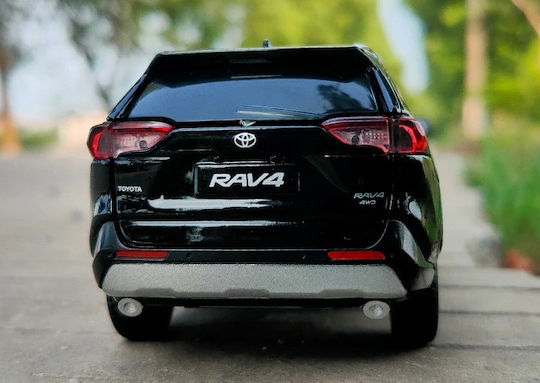 Metal Model Toyota Rav4 2020 Scale 1:32 Black Lighting Effect