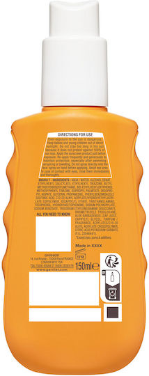 Garnier Ambre Solaire Nemo Waterproof Kids Sunscreen Spray SPF50 150ml