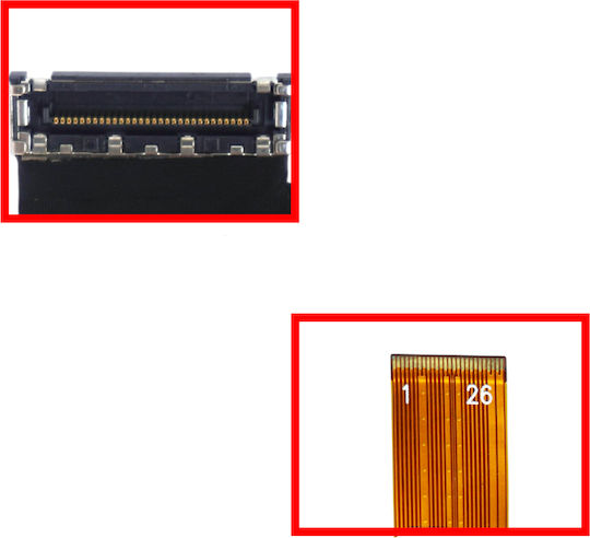 Screen Flex Cable for Laptop HP Elitebook 840 G9 4b849av 6b4y4av 4b849av G10 841z0av 6v5z4av 6v5w5av 845 G10 70a35av
