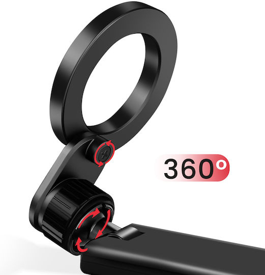 Swissten Magsafe Mount Iphone Adjustable Rotatable All-terrain Grip Mount Black