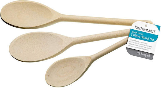 Kitchen Craft Küchen Servierlöffel Hölzernes 3 Stück