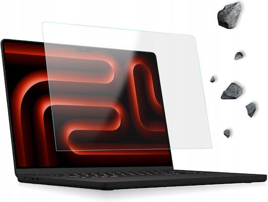 Grizzglass Hybridglass Easy Protective Film Installation Kit Included Compatible Macbook Pro 14 Inch M1 M2 M3 M4 M5 Transparent
