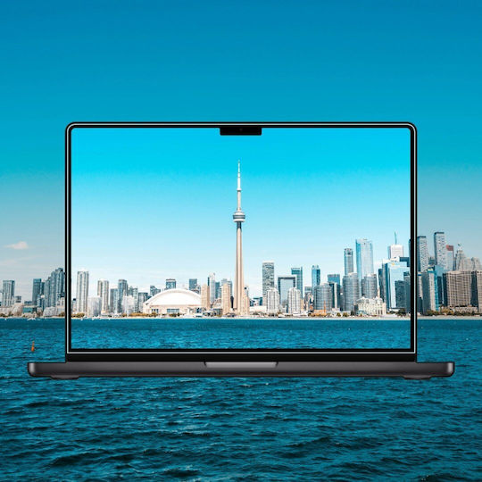 Grizzglass Hybridglass Easy Protective Film Installation Kit Included Compatible Macbook Air 15 Inch M2 M3 M4 M5 Transparent