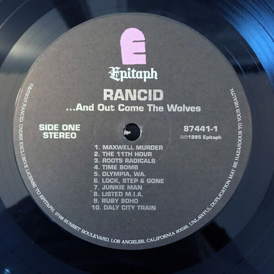 Rancid Out Come Wolves Vinyl