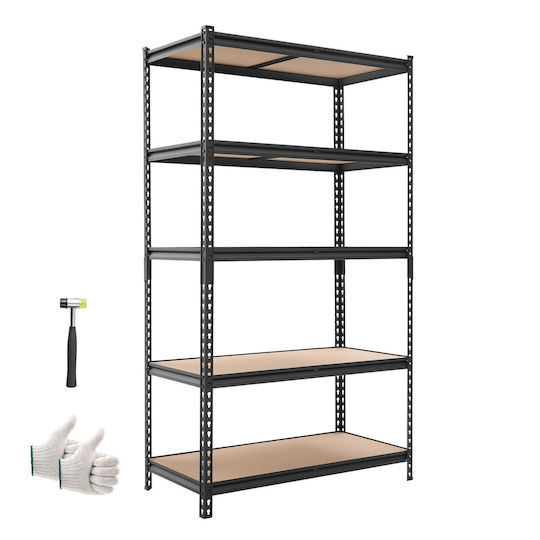 Vevor Dexion Shelf 102.5x51.7x181.3cm With 5 Shelves Total Load Capacity 1134kg