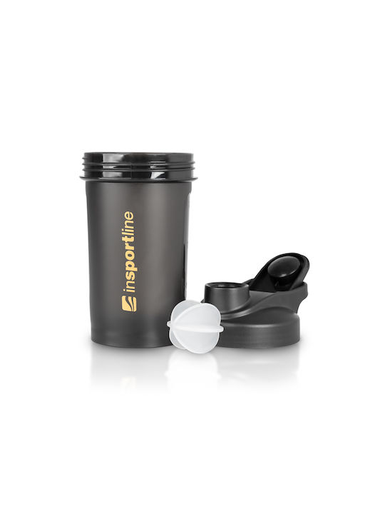 inSPORTline Shaker Πρωτεΐνης 300ml Πλαστικό / Ανοξείδωτο Μαύρο