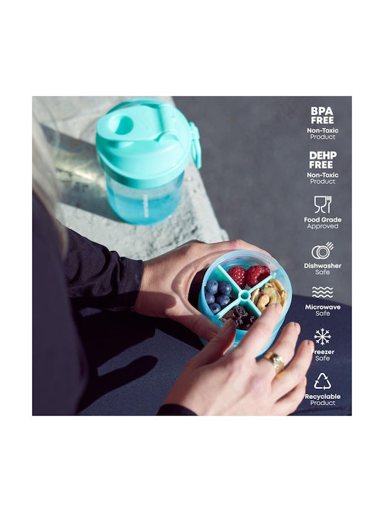 SmartShake Original2Go 3313 Plastic Protein Shaker 600ml Blue