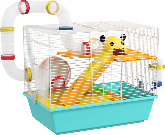 Pawhut Rodent Cage 45x28x37cm