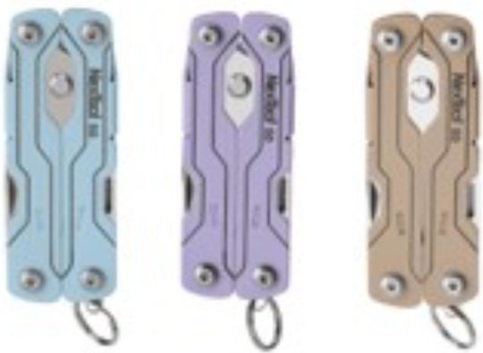 NexTool Sailor Πολυεργαλείο Μπρελόκ Μπεζ σε Θήκη