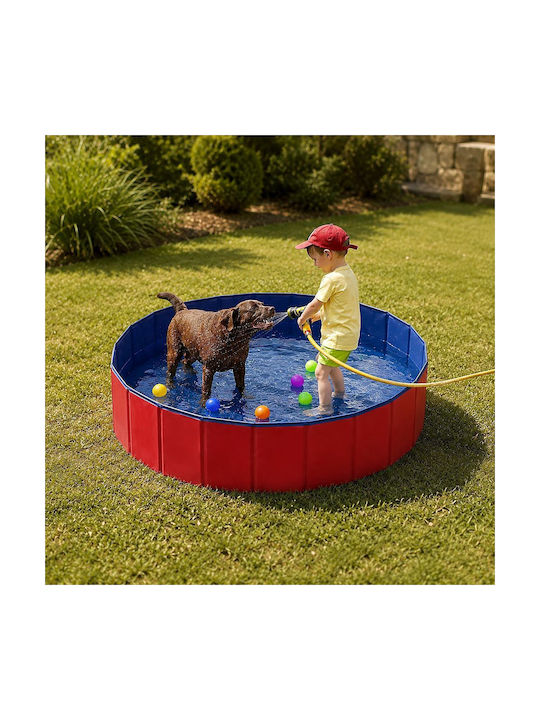 Hundespielzeug Pool 120cm Rote 1 Stück