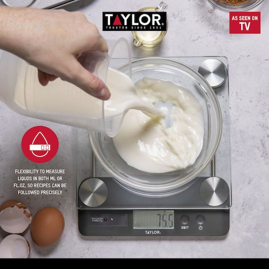 Taylor USA Дигитална Кухненска Везна До 14.4кг Кафява