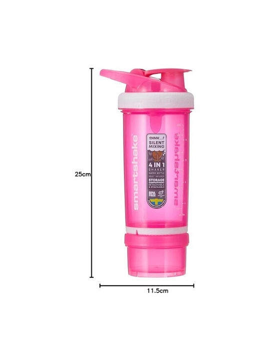 SmartShake Revive Shaker Πρωτεΐνης 750ml Πλαστικό Ροζ