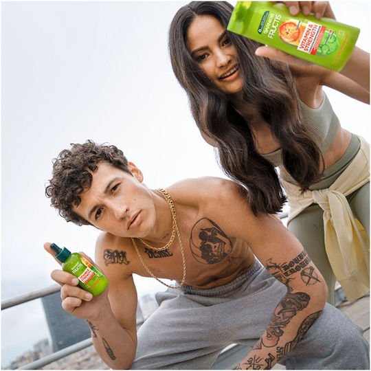 Garnier Fructis Vitamin & Strength Σετ Περιποίησης Μαλλιών Αναδόμησης & Θρέψης με Σαμπουάν, Conditioner και Serum 3τμχ