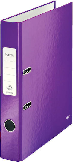 Leitz Leitz 180 Mape Cu Inele În Formă De Arc Laminat Din Carton Parțial Reciclat Fsc A4 52 Mm Violet