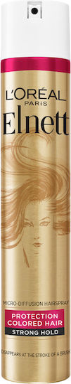 L'Oreal Paris Elvive Elnett Strong Σετ Περιποίησης & Styling Μαλλιών Διατήρησης Χρώματος για Βαμμένα Μαλλιά με Σαμπουάν 2τμχ