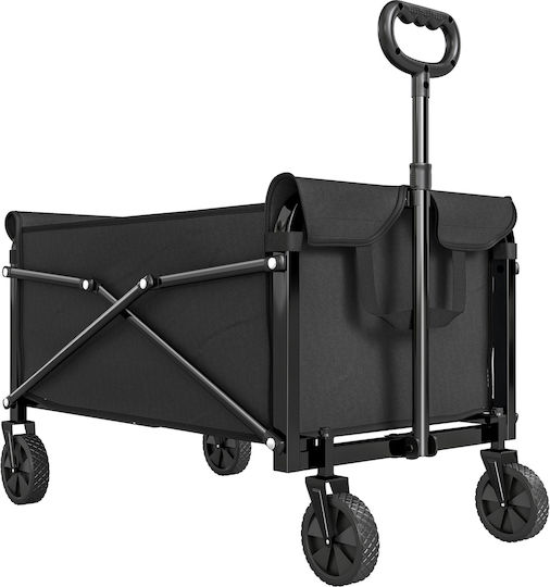 Πτυσσόμενο Καρότσι Κήπου Μεταλλικό 80lt 78x47.5x92εκ.