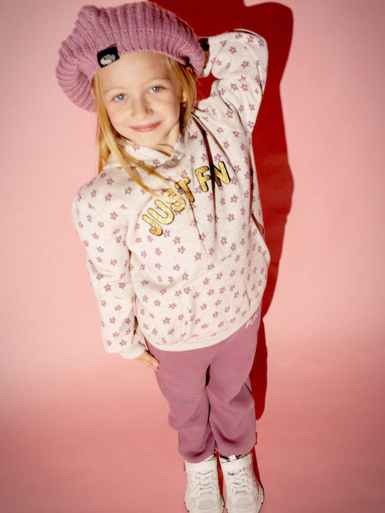 Kinder Sweatpants Set - Jogginganzug Lila 2Stück