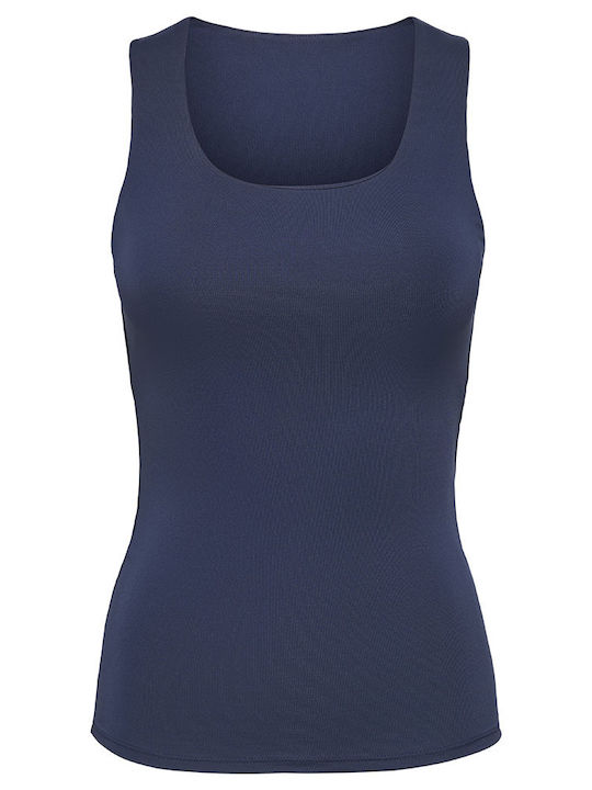 Damenbluse Langärmelig Marineblau Blazer