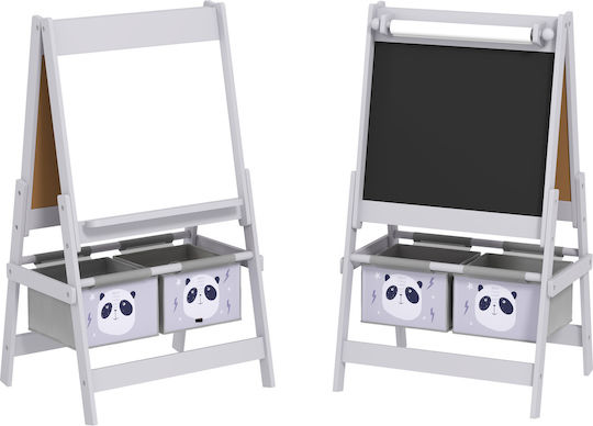 Aiyaplay Kids Double Sided Floor Markerboard / Blackboard 54x46.5x93cm