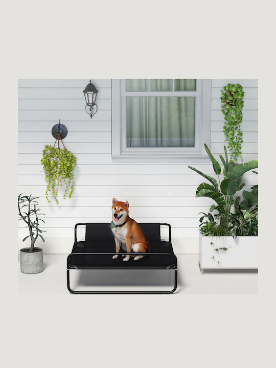 Pawhut Elevated Dog Bed Black 106x81cm