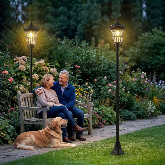 Outsunny Solar Road Light 3W 50lm Warm White with Photocell IP44