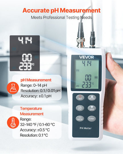 Vevor Digital PH Meter PHJSYSXZKPHCKNWNM001V9