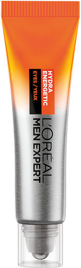 L'Oreal Paris Hydra Energetic Ανδρικό Gel Ματιών για Μαύρους Κύκλους & Σακούλες 10ml