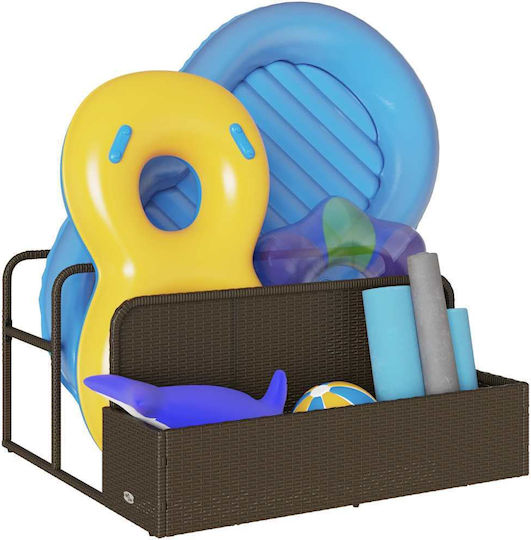 vidaXL Pool Accessories 110x100x57 cm Brown