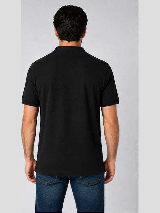 Polo Short Sleeve Blouse Black