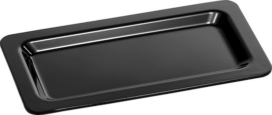Gastronorm Melamine Pan Gn 1/3-20mm 32.5x17.7 Cm 2 Cm Black No 3024 Formel