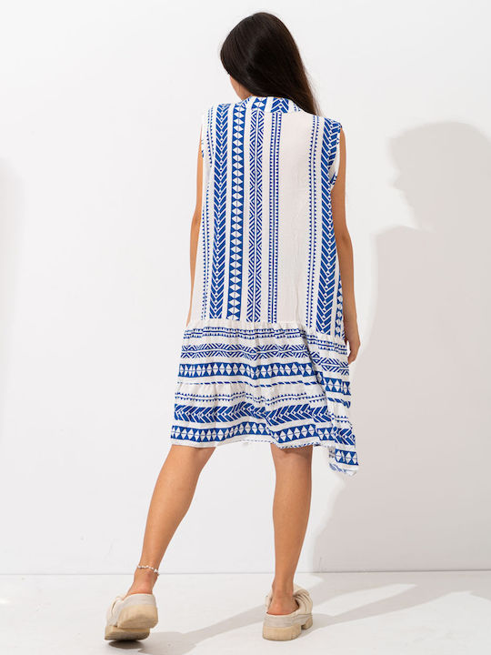 Summer Midi Dress Blue