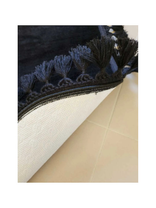 SteweHome Rutschfestes Set Badematten STE-029980-P29980 Schwarz 60x100cm 2 Stück