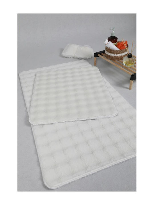SteweHome Rutschfestes Set Badematten STE-029946-V66549 Beiges 60x100cm 2 Stück