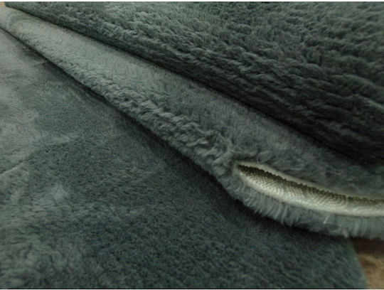 SteweHome Αντιολισθητικό Σετ Πατάκια Μπάνιου Στρογγυλά STE-029899-V66387 Γκρι Φ60εκ. 3τμχ