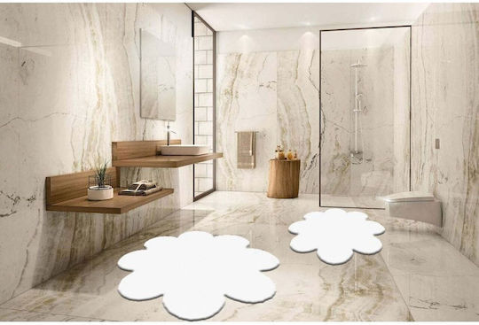 SteweHome Badematten Set STE-029768-V66268 Weiße 60x100cm 2 Stück